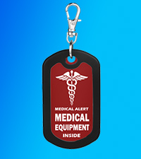 Medical Equipment Luggage Tag