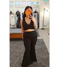 plus size flared pants