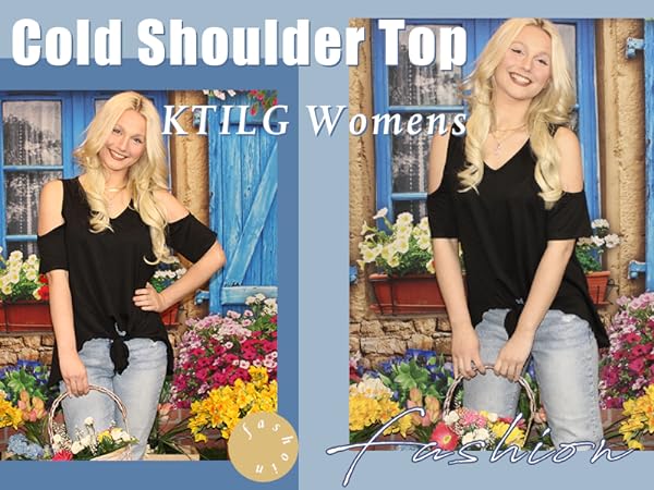 cold shoulder tops