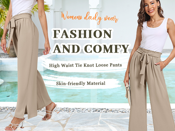 womens wide leg pants