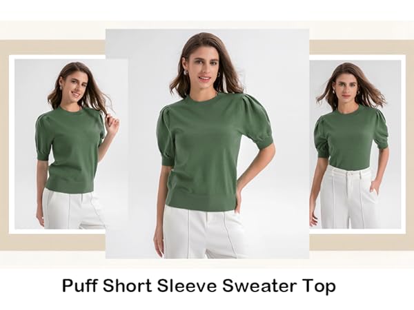 short sleeve sweater