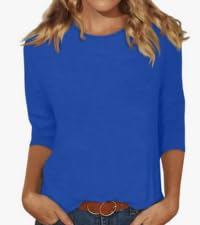 3/4 Length Sleeve Tops for Women