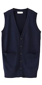 sleeveless cardigan