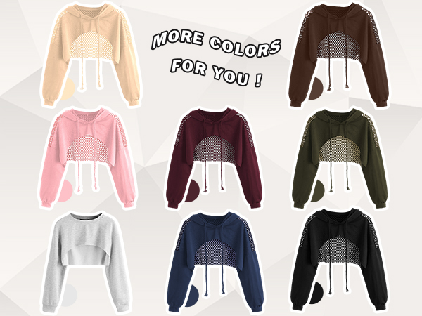 Pullover Crop Top Sweatshirt