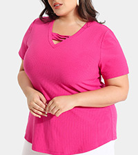 PLUS SIZE SUMMER TOPS