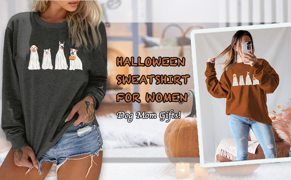 HALLOWEEN GHOST SWEATSHIRT