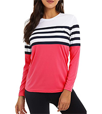 Women''s UPF50+ Long Sleeve UV Sun Protection Shirts 1/4 Zip Quick Dry Rash Guard Workout T-Shirt