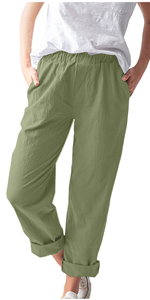 linen pants women