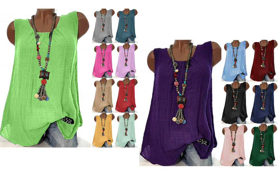 linen tops for women