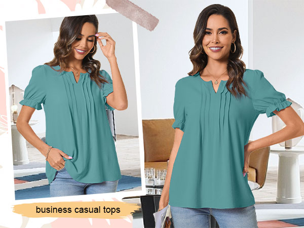 puff sleeve tops for women