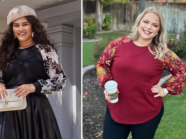 plus size tops