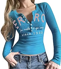 y2k shirts for teen girls