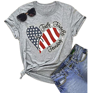 Womens American Flag Shirt 