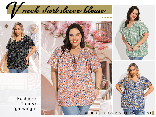 PLUS SIZE TOPS FOR WOMEN