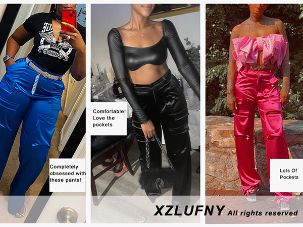 Satin Pants for Women