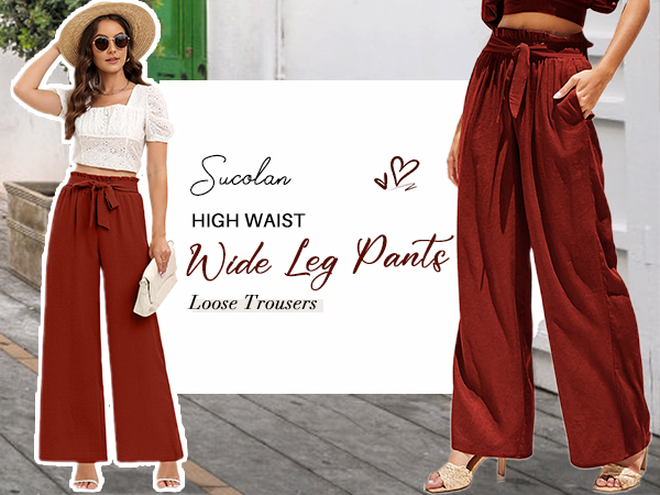 Wide Leg Pants Woman