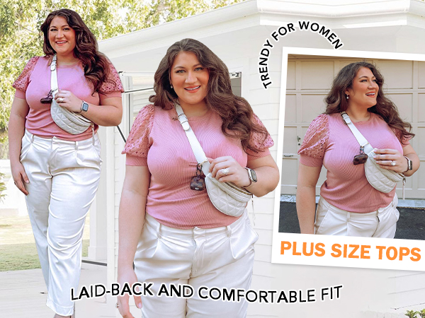 Plus size tops for women