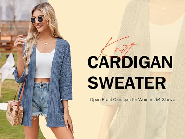 lightweight cardigan women crochet sweaters for cardigans chunky knit spring 2024 beach kimono