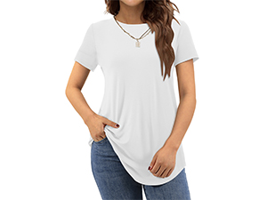 summer white tunic tops 2024