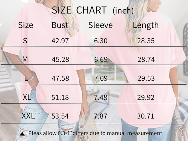 Women''s Oversized T Shirts Tees Long Sleeve O Neck Comfy Cozy Cotton Tunic Tops