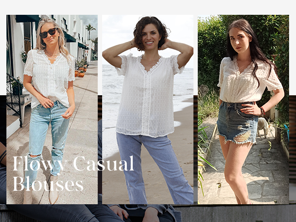 flowy casual blouses