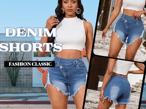 Jean Skorts For Women Denim