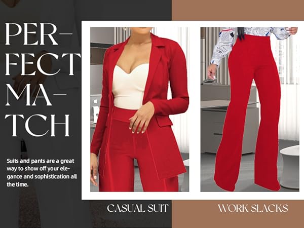 red pants women high waisted