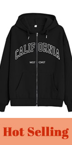 Zip up California Hoodie