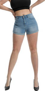 womens denim shorts