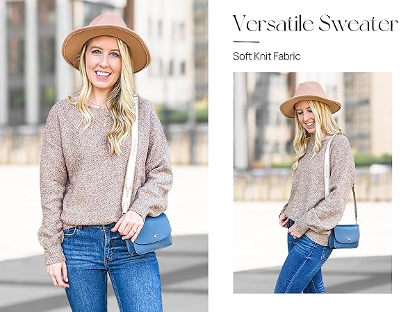 waffle knit sweater