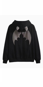 Gothic Women''s/Men''s Harajuku Sweatshirt Hooded Sweater Loose Hip-hop