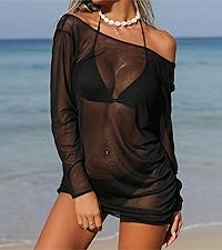 Mesh Beach Cover Up Dress