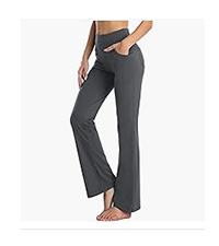  Flared Yoga Pants with Pockets