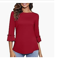 Dressy 3 4 Sleeve Tops