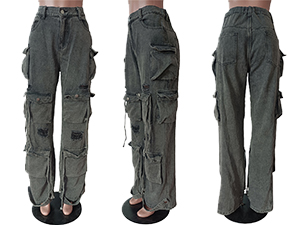 Cargo jeans pants