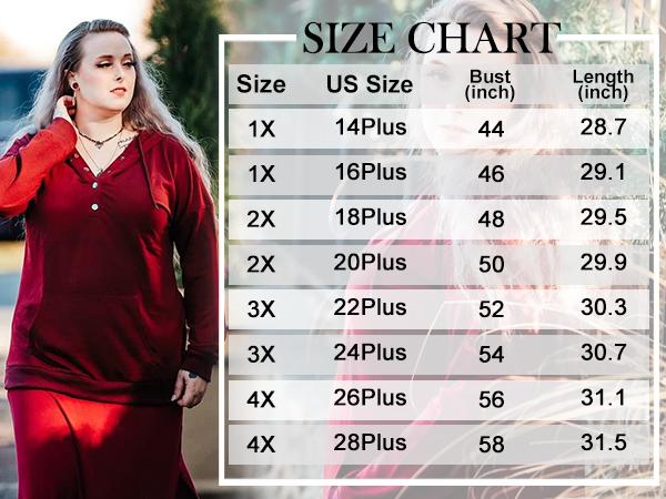 womens plus size hoodies