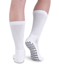 DIABETIC CREW SOCKS - GRIP