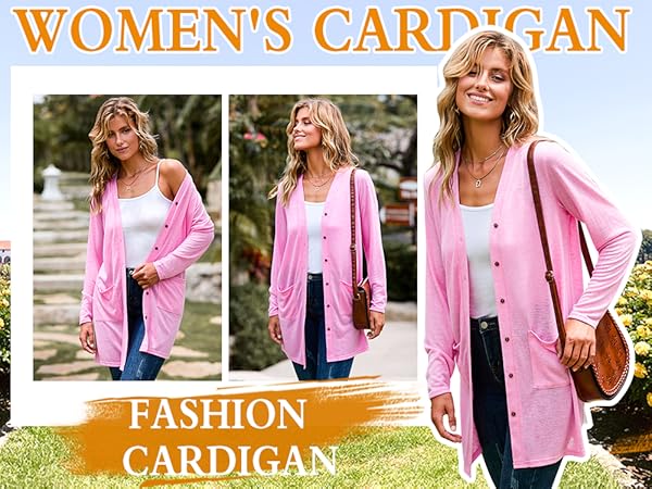 women long sleeve cardigan