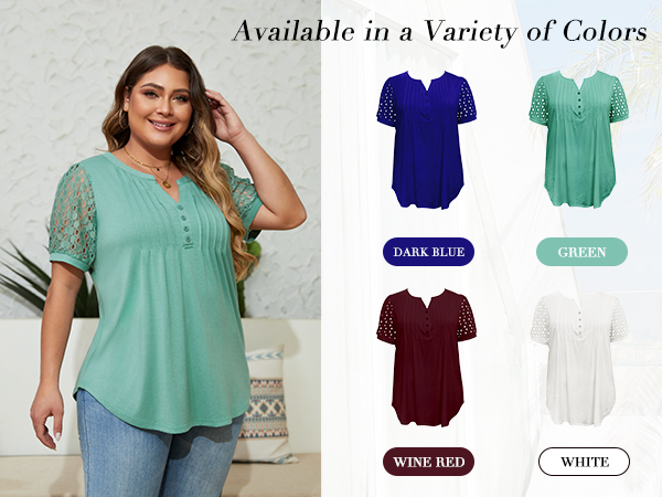 womens plus size henley shirt