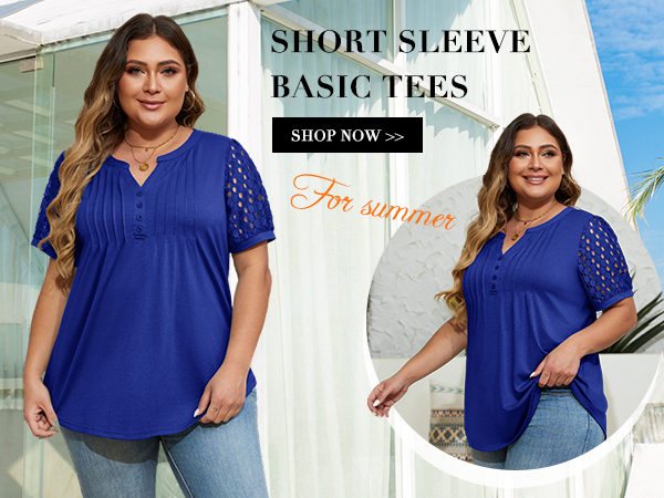 womens plus size henley shirt