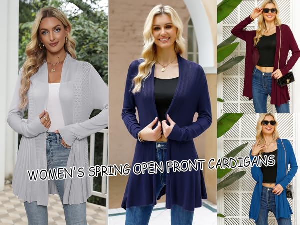 Women Long Sleeve Cardigans