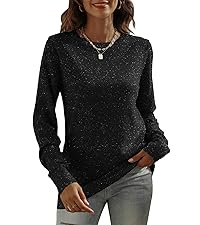 black sequin tops for women