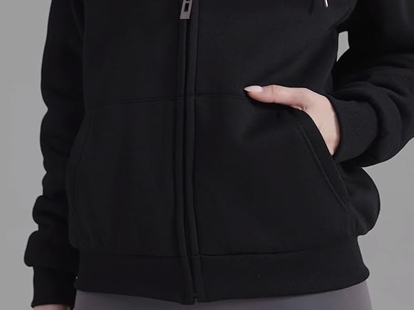 sherpa lined hoodies for women