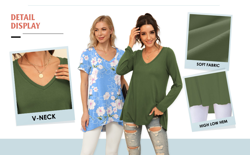 Women''s Casual T-Shirt Tunic Tops