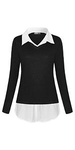 women collar sweater