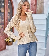 Ruffle Cardigan for Women