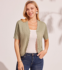 Short Sleeve Cardigan