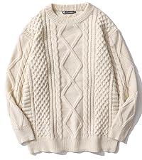 Cable knit sweater