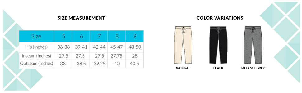 2208 - Size Chart & Color Variation