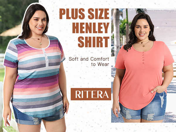 Plus size tops for women